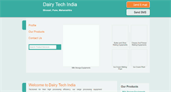 Desktop Screenshot of dairytechindia.net